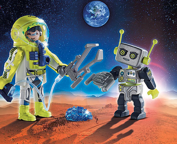 Playmobil Duo Pack - Astronaut und Roboter